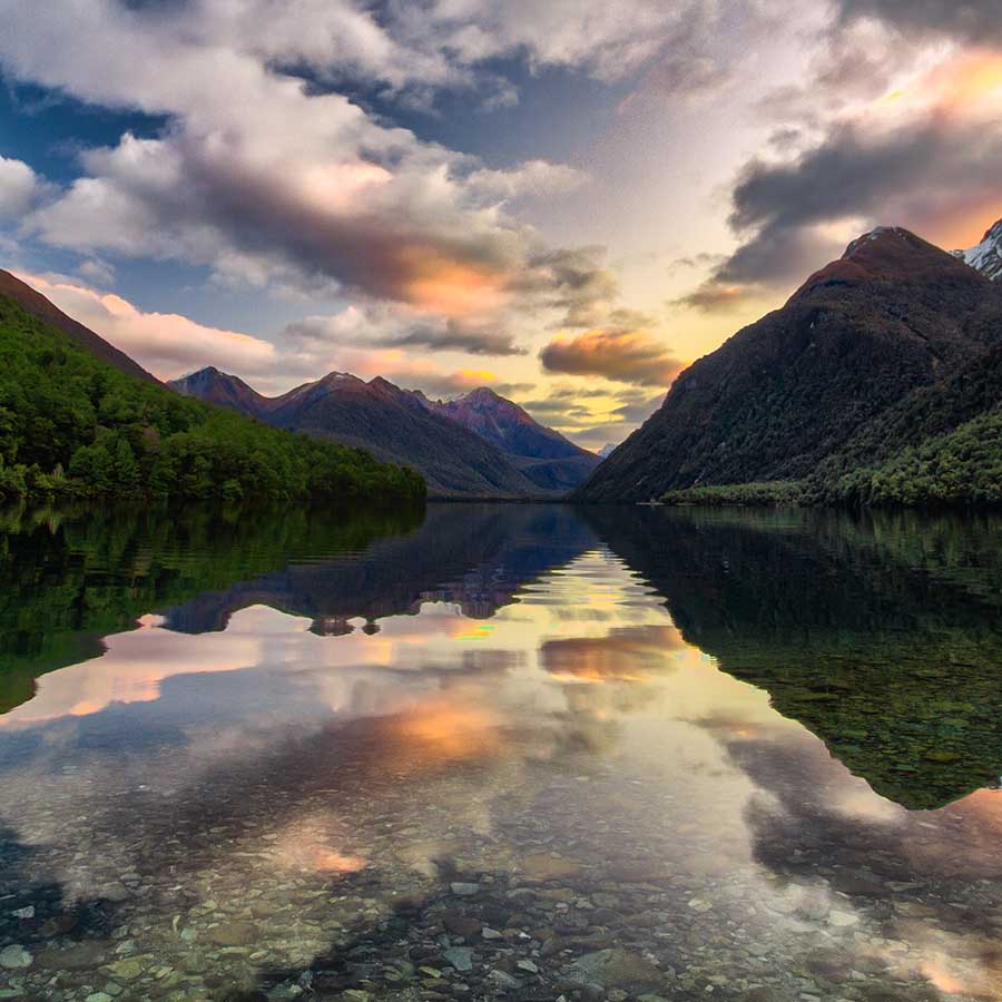 Lake Gunn Milford Road (79km from Te Anau)